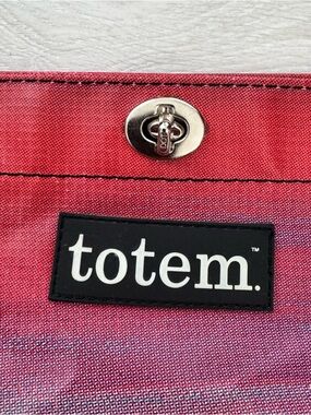 Totem unique heavy duty quality tote bag made from recycled materials in Canada